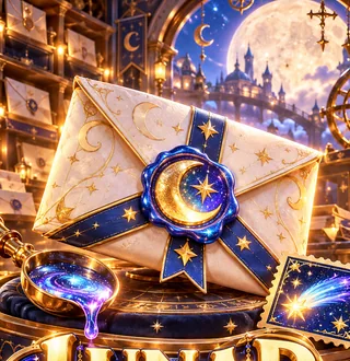 Lunar Letter Workshop premium slot artwork