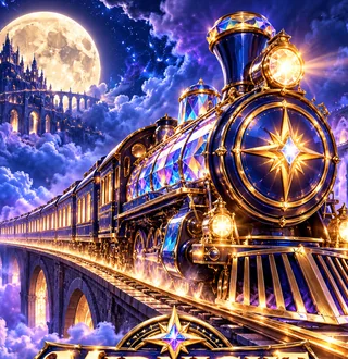 Midnight Railway · Prism premium slot artwork