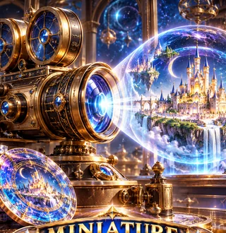 Miniature Realm Projector premium slot artwork