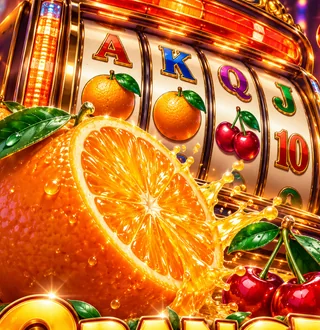 Orange Crush Deluxe premium slot artwork