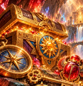 Treasure Expedition premium slot artwork